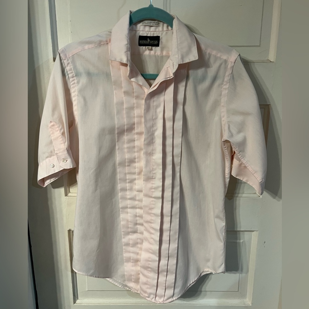 Vintage button up flare shirt